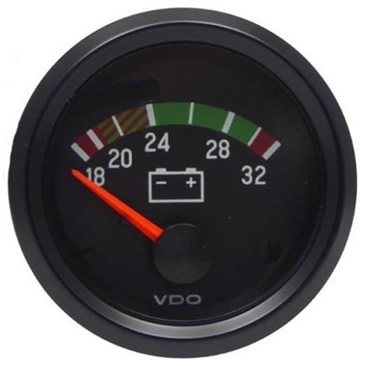 VDO Voltmeter 18-32V gauges
